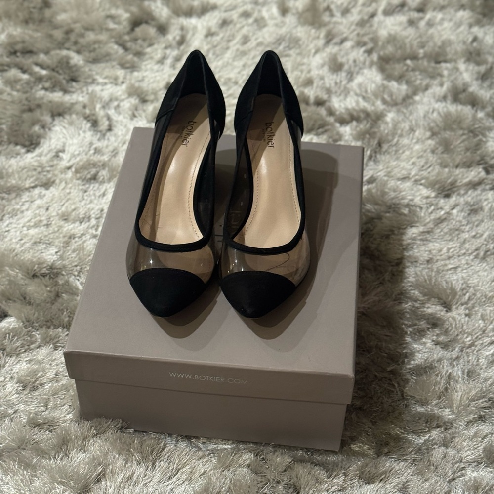 Botkier Black and Clear Heels
